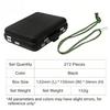 272 Pcs Carp Fishing Tackle Box, Fishing Accessories Kit Including Hooks, Safety Clips, Beads, Corn, Tubing & Other Accessories