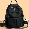 Schoolbag Double Pocket Design Backpack Women's Bag New Lightweight Backpack Commuter Schoolbag Leisure Travel Large Capacity