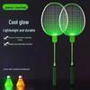 WEZHO Lyser upp Badmintonracket Set