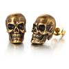 Skull Stud Earrings for Women Men Punk Hip-hop Creative Skeleton Ear Accessories Jewelry Halloween Party Gift OHE189