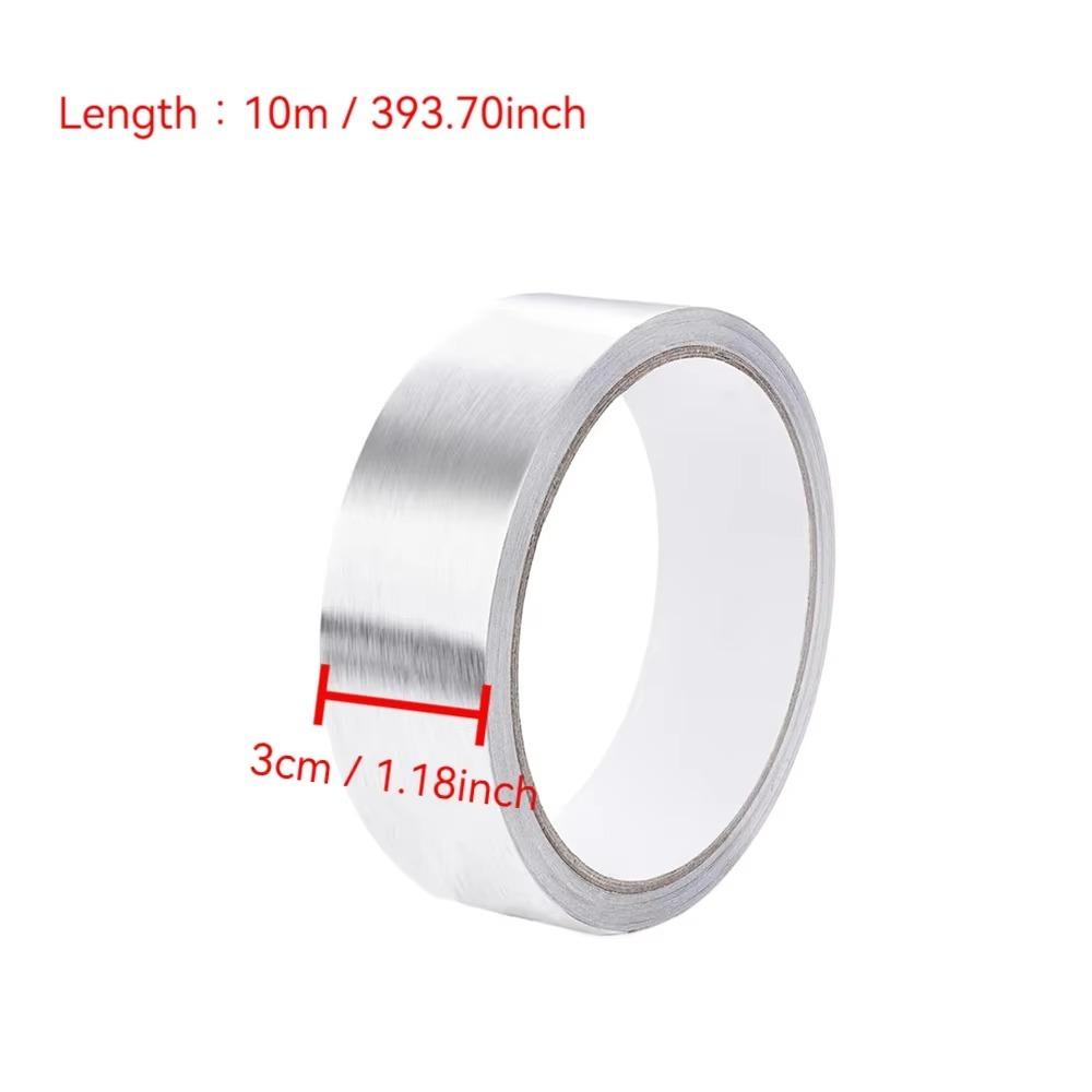 Self-Adhesive Cooktop Tape 30/50mm Anti-Mold Tape New Aluminum Foil Tape  Countertops Kitchen