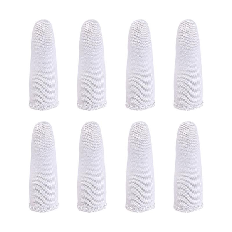 

Напальчник, Мягкий отскок, Износостойкий и Нескользящий, Защита пальцев при работе, Дышащий и Влагоотводящий напальчник 10 pcs white pure cotton белый