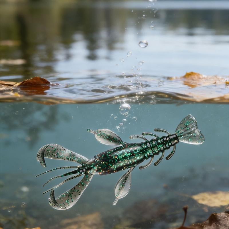 Soft Baits Crawfish Lures Artificial Fishing Baits Lure 10cm 10g Shrimp Swimbait Fishing Tackle 4pcs