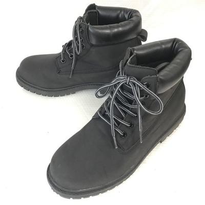 GERRY Cosby Leather Work Boots [25.5EEE/Black] Shoes(USED)