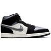 New Jordan 1 Mid 'Satin Grey Toe' 852542-011