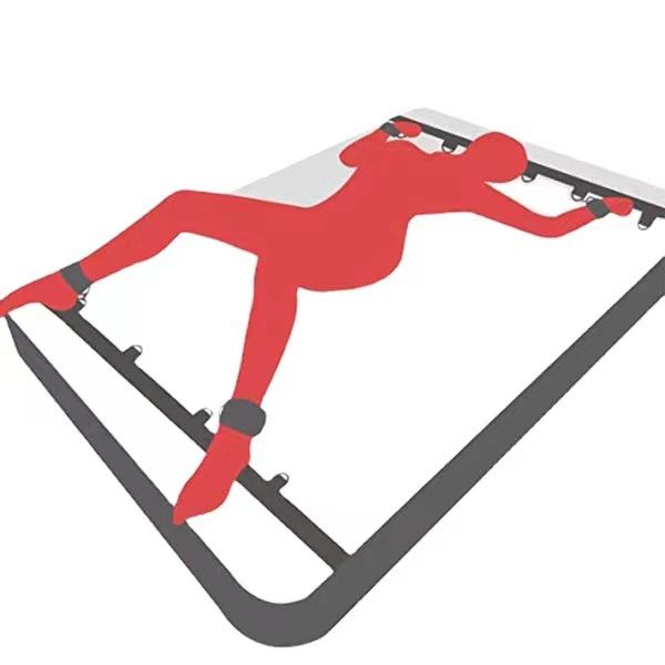 Sex Binding Love Bondage Suit with Handcuffs Ankle Cuffs Eye Mask Whip Erotic Adult Game Sex Toys for Couples Woman Sexy