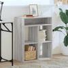 VidaXL Bookcase Sonoma Grey 66x31x80 Cm Engineered Wood, Storage Cabinet, Storage Shelf, Unit of 860297