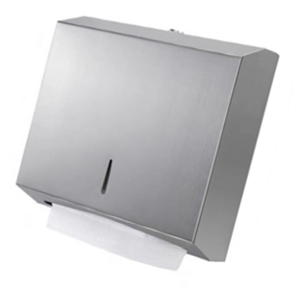 Wall Mounted Paper Towel Dispenser Stainless Steel Toilet Tissue Holder Dispenser Box for Bathroom