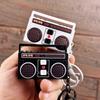 Retro Tape Recorder Mini Recording Keychain, Personalized Radio Couple Gift, Creative Pendant Decoration Ornament