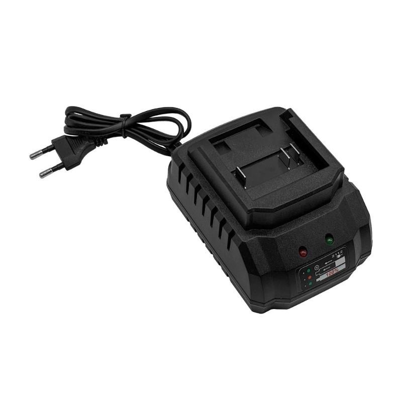 21V 2.0A Cordless Power Tool Battery Chargers with LED Display Lithium-lon Battery Charging Base Replacement Accessories