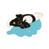 Iridescent Starry Sky Enamel Brooch: Cartoon Lapel Pin in Test Tube, Wine Glass, and Milk Shapes for Men & Women