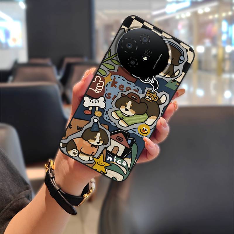 Graffiti Silicone Phone Case For TCL 50 Nxtpaper 5G/50Pro Nxtpaper 5G Fashion Design Shockproof Durable Protective Cute