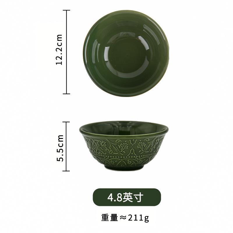 Французский двор классический ретро садовые керамические тарелки и посуда 1 шт.