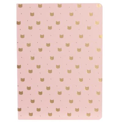 Les Trésors De Lily [Q5433] - Zápisník A6 'Kočky' růžově zlatý - 15x11,5x0,5 cm