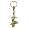 Christmas Snowman Charm Keychain Winter Holiday Key Ring 30mm Ring