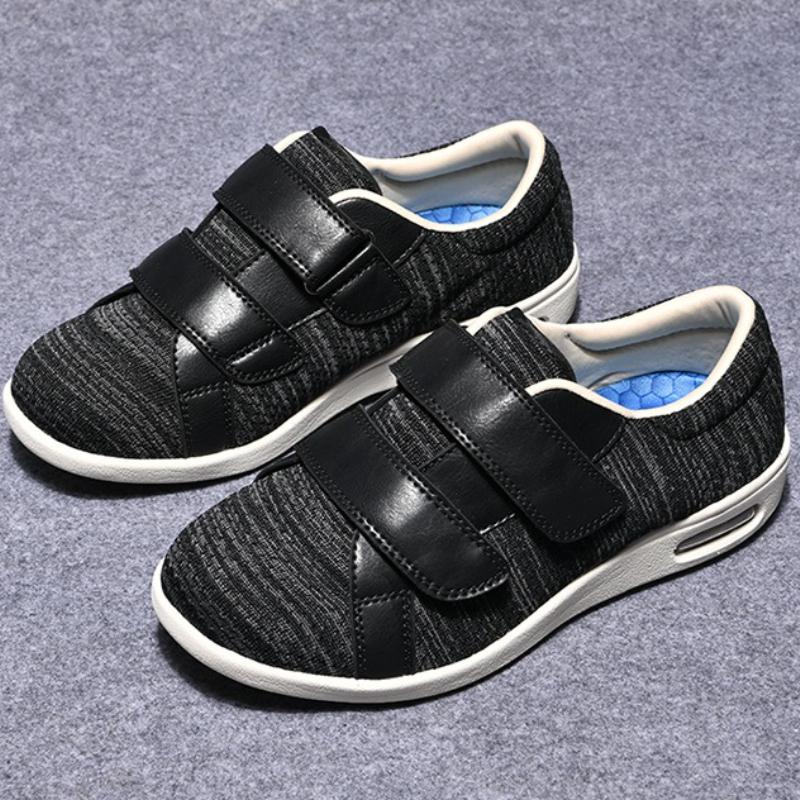 Elderly Shoes Knitted Mesh Women's Walking Casual Middle-aged and Elderly Casual Shoes Adjustable Shoes