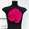 Large 3D Flower Brooch for Women Wedding Bridal Corsage Pin Flower Jewelry Dress Blazer Jacket Accessory Handmade Applique New