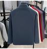 Men's Plush Lined Half-Zip Stand Collar Sweatshirt - Warm Outdoor Base Layer for Autumn & Winter