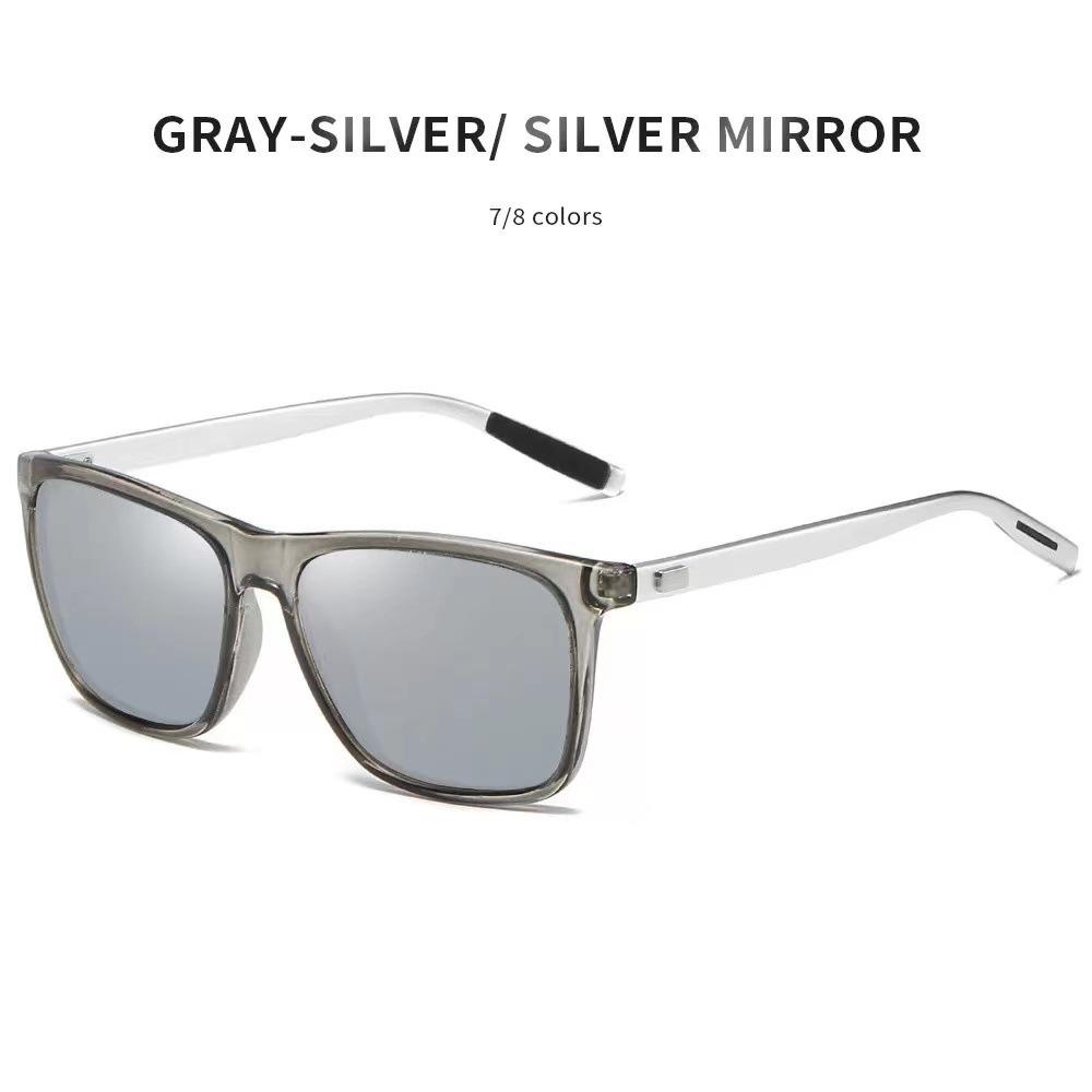 Retro Style Rectangular Frame Sunglasses For Men Classic And Fashionable Outdoor Fishing And Driving Glasses