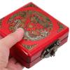 Vintage Wooden Keepsake Boxes Jewelry Box Decorative Storage Chinese Trinket Box Ring Holder Earring ganizer Wooden Boxes For