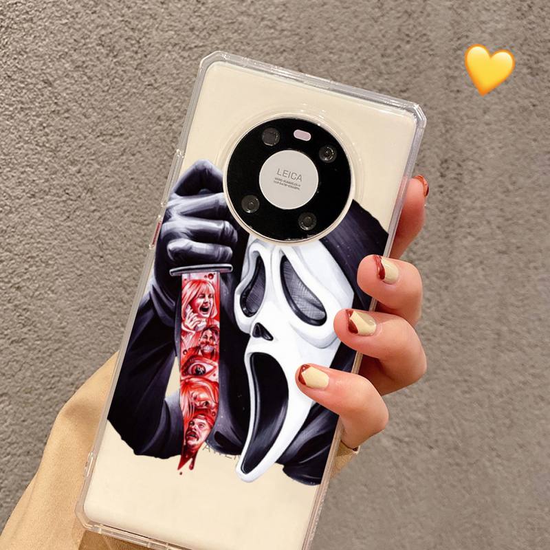 

Чехол для телефона Ghostface Scream для Samsung S20 ULTRA S30, Redmi 8, Xiaomi Note10, Huawei Y6 Y5 Redmi 8