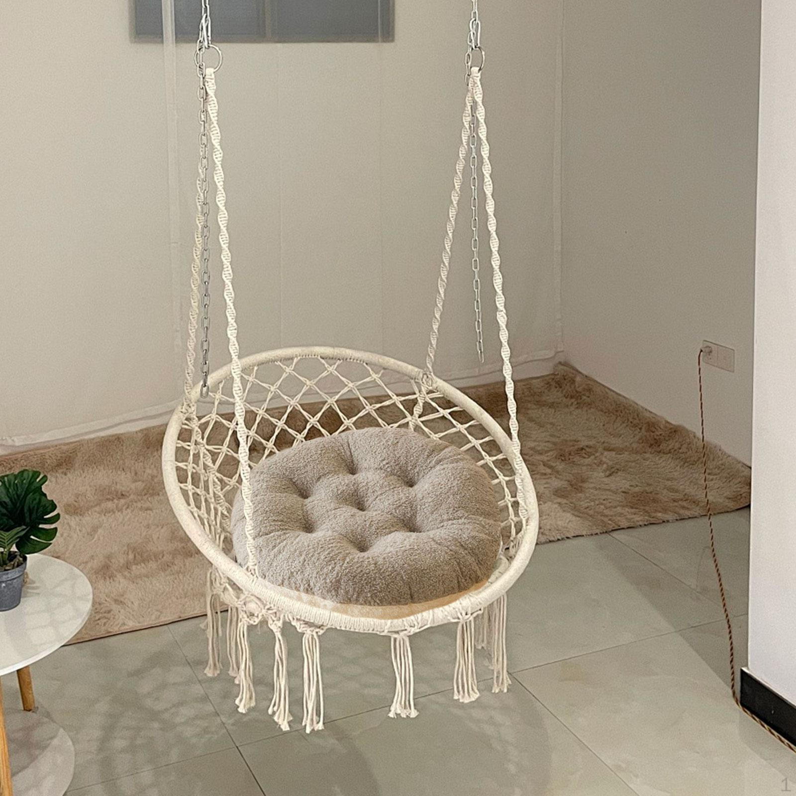 

Подушка для підвісного крісла кругла 60 X см, пральна, для вулиці gray white