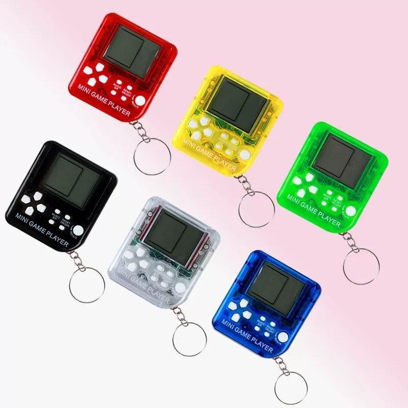 Portable Mini Tetris Game Console Keychain - Nostalgic Decompression Toy