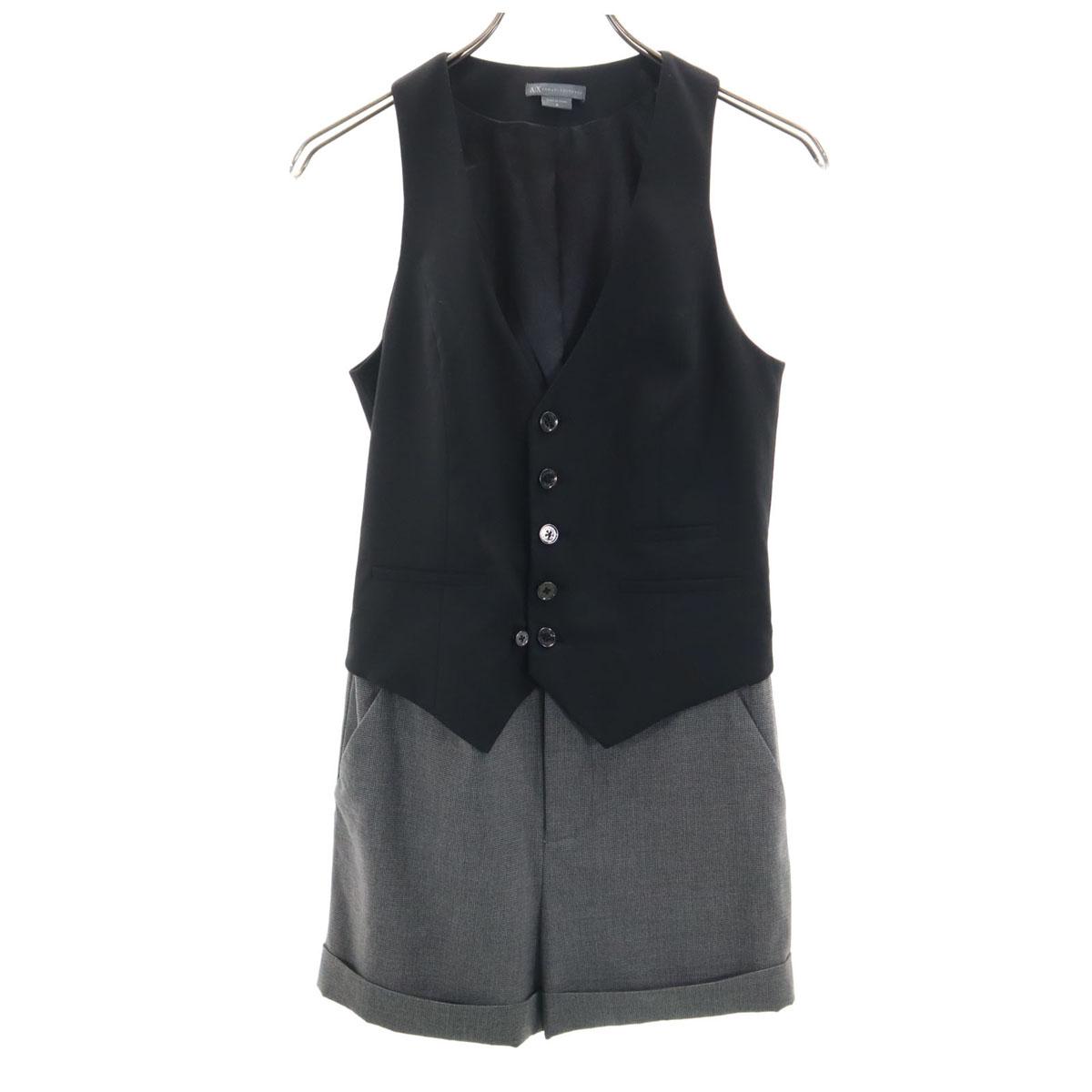 

ARMANI EXCHANGE Best No sleeve All in one 2 Black Women Used