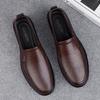 Male Comfortable Walking Flats High Quality Dress Loafers Mens Genuine Leather Slip on Shoes 2025 All-match Mens Casual Shoes