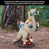 Dinosaur Gnomes Garden Statues Art Decor, Dwarf Statue Garden Decor Yard Decorations Outdoor Tabletop Decoration Sculpture