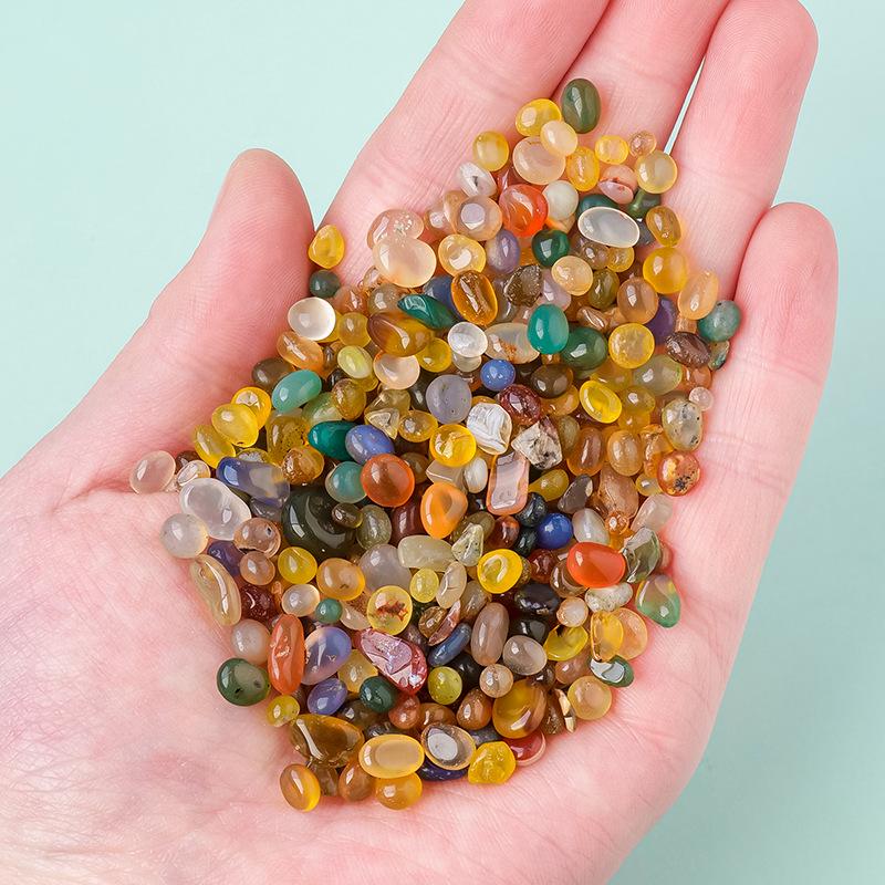 Natural Seven-Color Crystal Agate Diffuser & Purifying Stone for Decoration