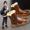 Winter New Kids' Snow Boots Children's Fleece Boots Girl's Thickened Cotton Boots