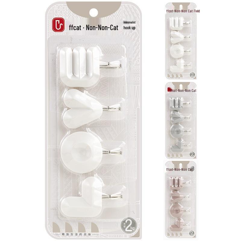 LOVE Letter No-Drill Seamless Hook for Bags and Keys - Perfect for Hallway, Bedroom, Kitchen, or Bathroom Doors