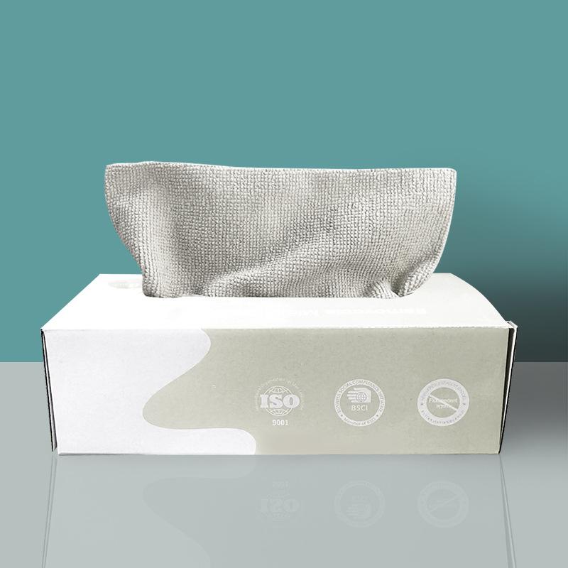 Removable Disposable Lazy Rag Microfiber Kitchen Dishwashing Cloth Cleaning Cloth Thickened Decontamination Cleaning Cloth