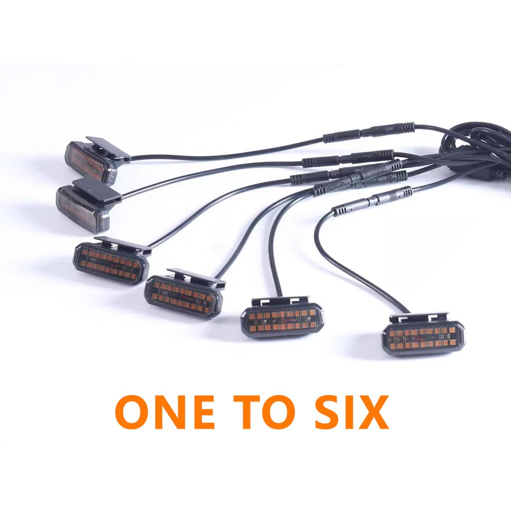 FOR HAVAL H9 LED Front Grille Light  Car Daytime Running Light Wheel Eyebrow Lamp For Pickup Offroad 12V Light for car grille