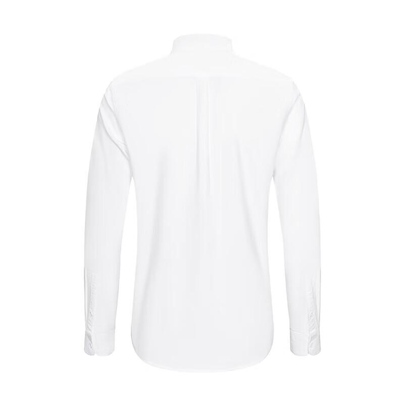 Navigare Men's 100% Cotton Antibacterial Stand Collar Shirt