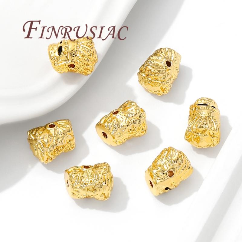 10mm Spacer Beads 18K Gold Plated Bracelets&Necklace Beads Accessories,Separator For Beads,DIY Jewelry Making Supplies