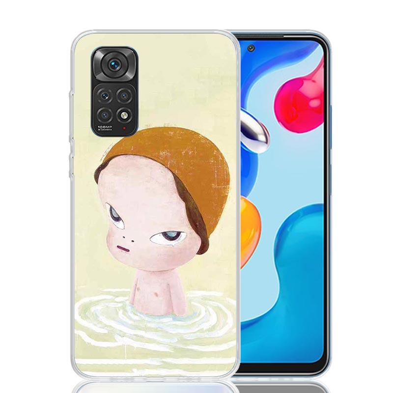 Y-Yoshitomo Nara Phone Case For Xiaomi Redmi Note 15 14 13 12S 12 Pro Plus 11S 11E 11 11T 10S 10 Art Soft Pattern Cover Redmi No