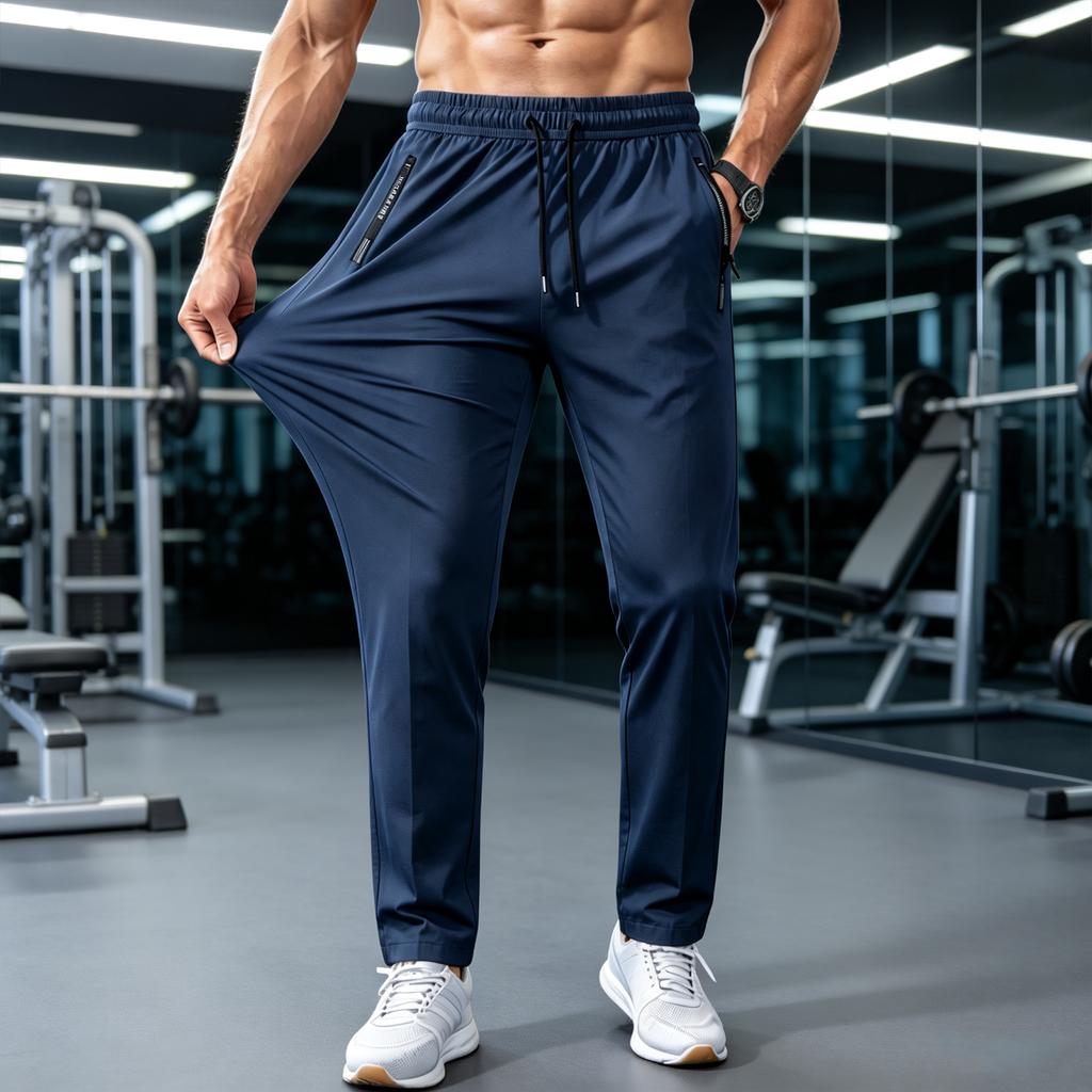 Men's Joggers Lightweight Breathable Quick Dry Stretch Running Pants Casual Sweatpants