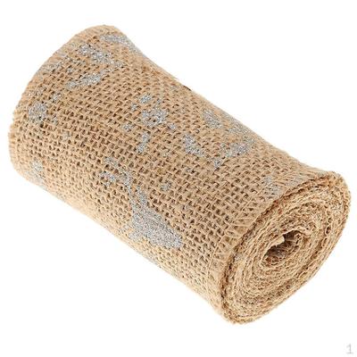 2M Jute Burlap Natural Hessian Ribbon Christmas Rustic Vintage Belt SilverMöbel & Wohnen, Feste & Besondere Anlässe, Party- & Eventdekoration!