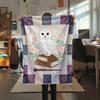 1 Pezzo Coperta in Flanella con Stampa Cartone Animato, Alta Qualità Confortevole per Tutte le Stagioni, Decorazione per la Casa, Calore e Comfort, Perfetta per Regalo di Natale Compleanno