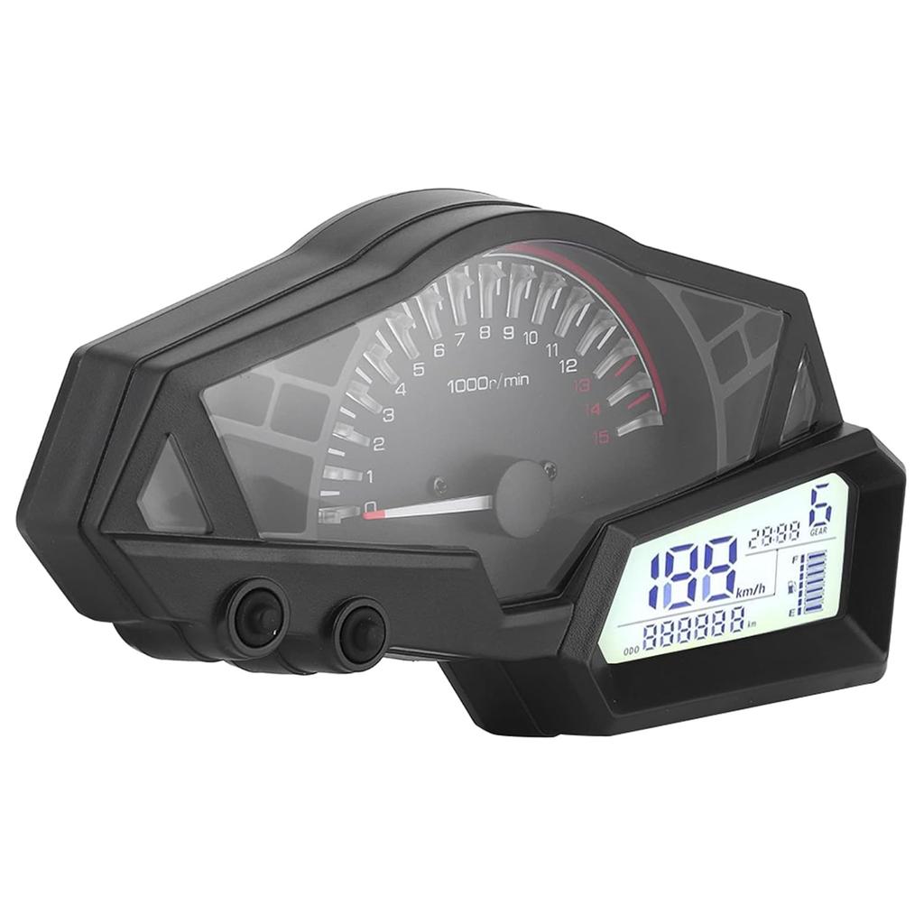 LCD Motorcycle Odometer Speed Fuel Gauge 15000RPM Replacement for NINJA 300/EX300/300SE 13?15 2015 300 odometer Motorcycle Tachometer Speedometer