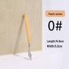 Wood Handle Plastic Palette Knife for Oil and Gouache Painting
