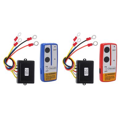 Winden Funkfernbedienung Schaltersatz mit Empfänger 12V 24V für LKW ATV SUV 12V Handbedienschalter Controller