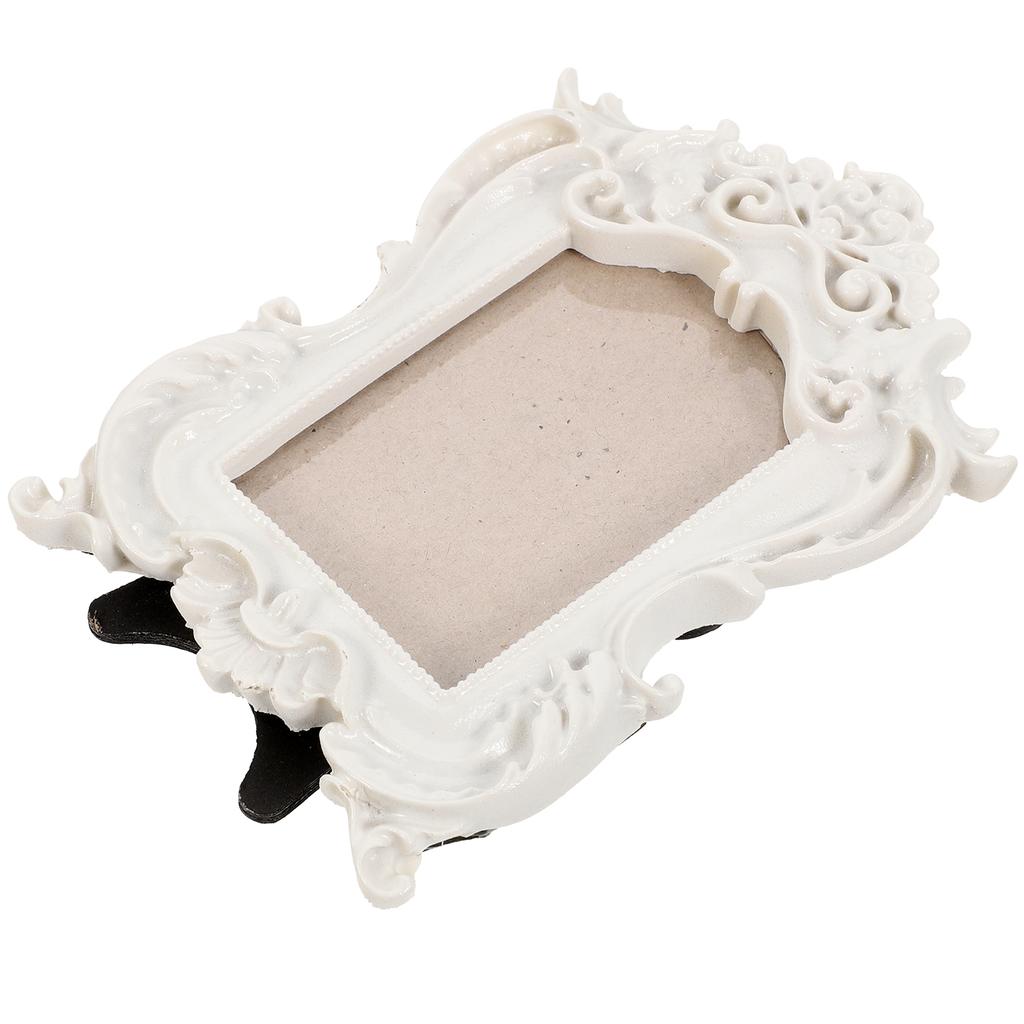 10,5 x 15 cm Europäischer Stil Vintage Harzschnitzerei Bilderrahmen nament Heimdekoration Displayhalter Wand-Bilderrahmen Tischrahmen Für