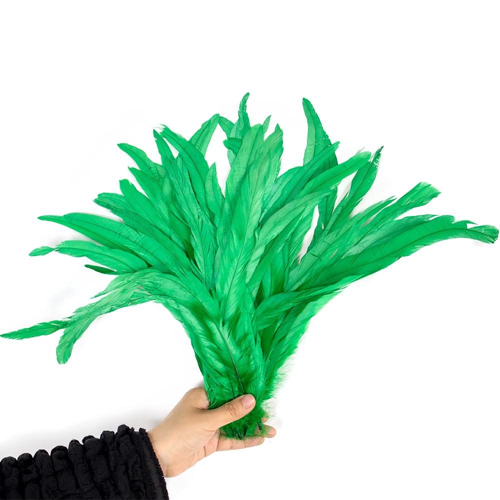 50/100 Stück 25-30cm Hahnenfeder Hochzeitsbasteln DIY Naturfeder Handarbeit Party Feder Karneval Kopfschmuck Dekoration