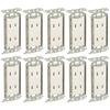 Panasonic Cosmo Series Wide 21 Embedded Double Outlet White WTF1502WK 10 Pieces