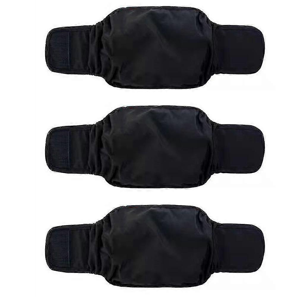 3 Pack Male Dog Diaper Wrap, Washable Puppy Belly Bands, Super-absorbent And Comfortable