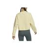 Nike Logo Fleece Crewneck Sweatshirt Women Sweatshirt Plaster FB1921-744