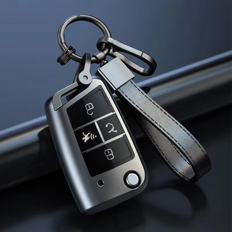 For Vw Volkswagen Polo Tiguan Passat B5 B6 B7 Alltrack Mk7 Mk6 7 Jetta Lavida Flip Folding Key Case Cover Holder Accessorie